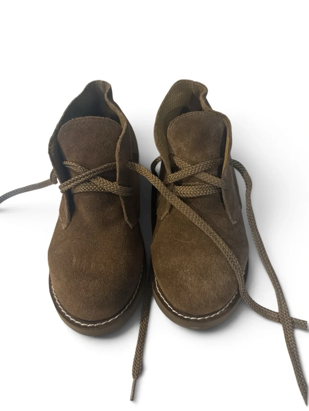 J.Crew Boys Suede Chukka Boot in Brown K4